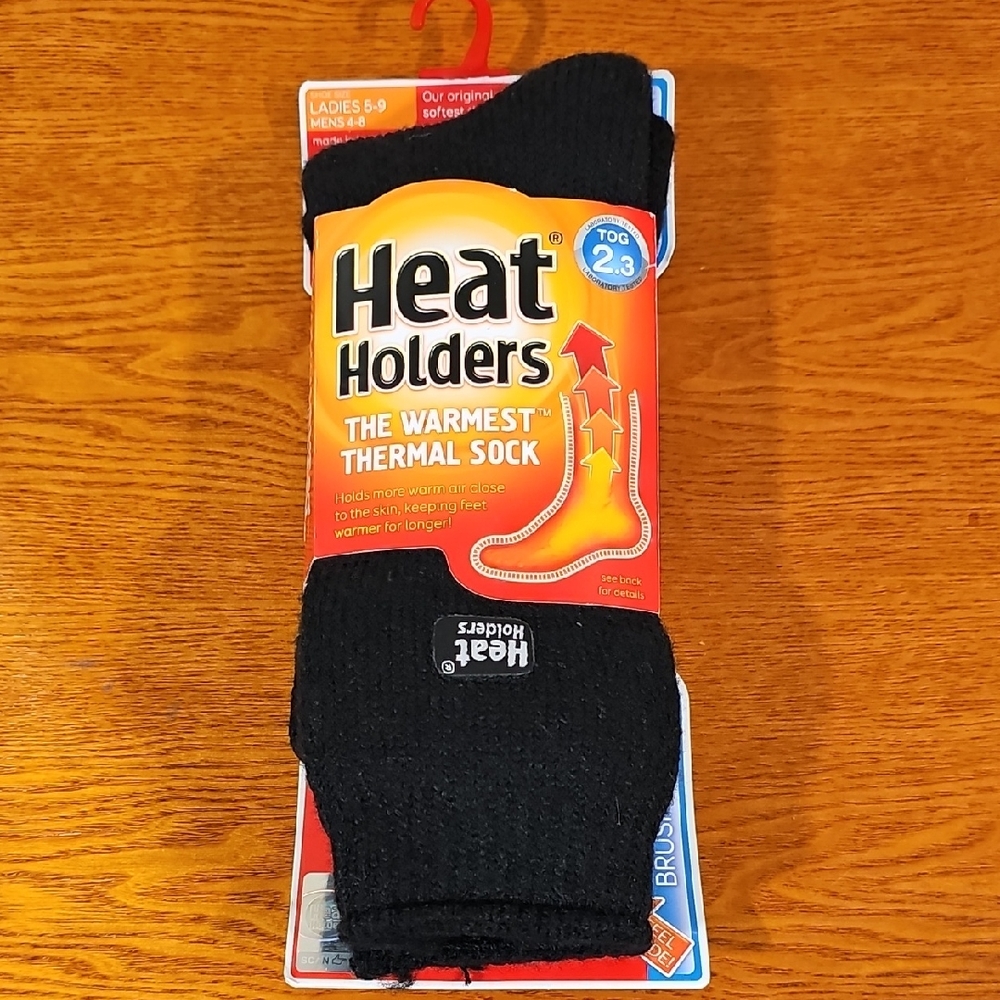 Heat Holders Men’s Black Thermal Athletic Socks